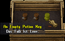 zusammen gebaute Potion-Kegs